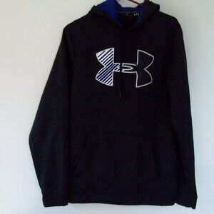 Men’s Black Under Armour Hoodie Size M EUC